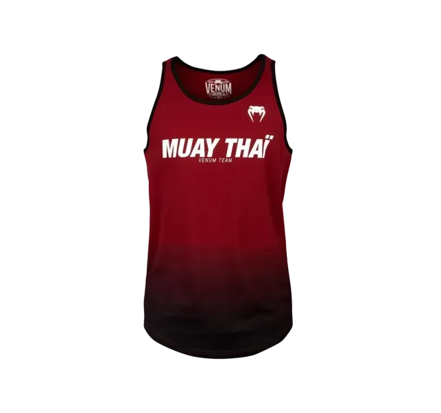 MUAY THAI VT TANK TOP - RED WINE/BLACK VENUM