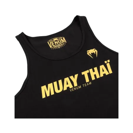 MUAY THAI VT TANK TOP - BLACK/GOLD VENUM