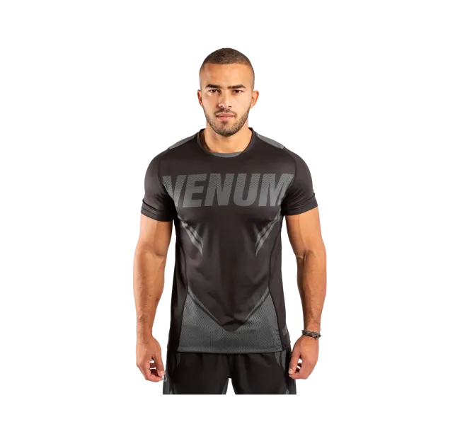 Venum ONE FC Impact Dry Tech T-Shirt - Black/Black