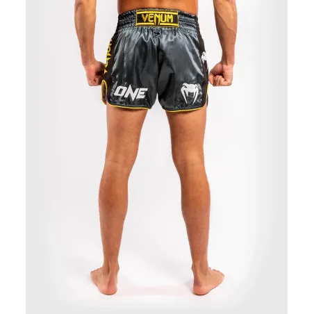 Venum ONE FC Impact Muay Thai Shorts - Grey/Black