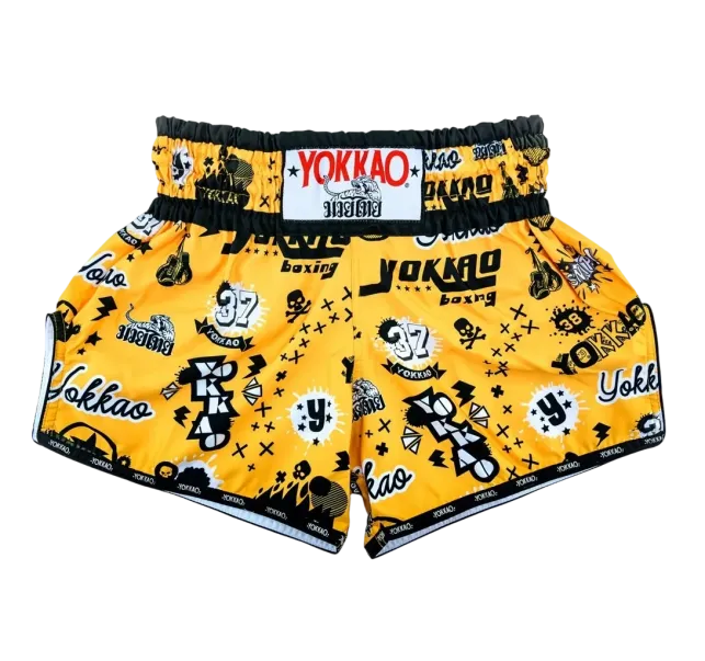 YOKKAO Rock'n'Rolla Gold CarbonFit Shorts