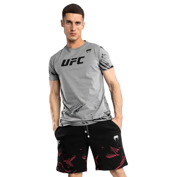 UFC Venum Authentic Fight Week Men’s 2.0 Short Sleeve T-Shirt - Grey
