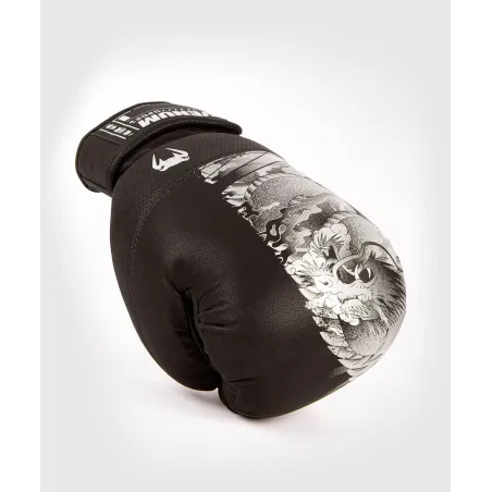 Venum YKZ21 Boxing Gloves – Black/Silver - 10 Oz