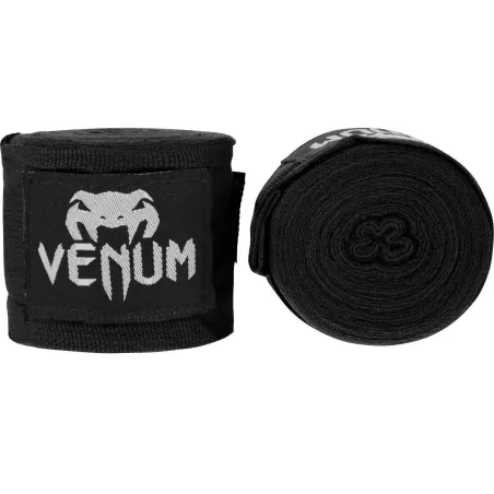Venum Kontact Boxing Handwraps - 4.5m - Black