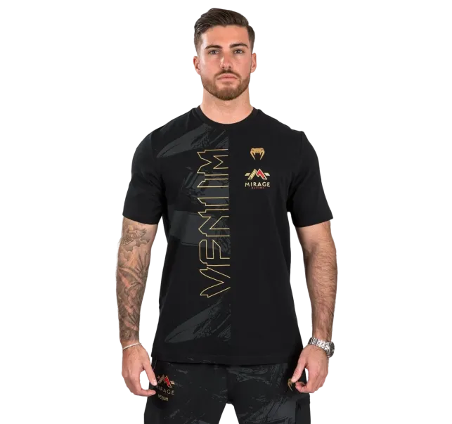 Venum x Mirage T-Shirt - Black/Gold